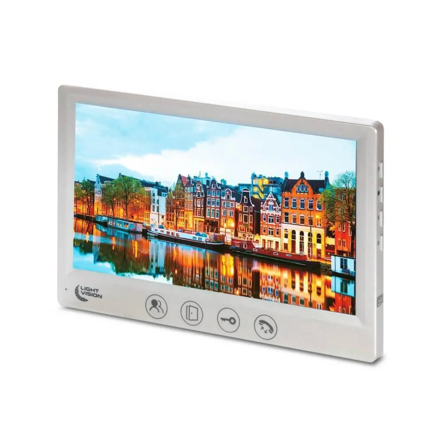 Відеодомофон 7" Light Vision Amsterdam FHD White - Фото 1